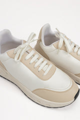 Women Beige White Jogger IWW-JGR24-003