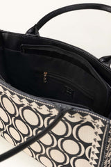 Black White Tote Bag IBS-TTB25-001
