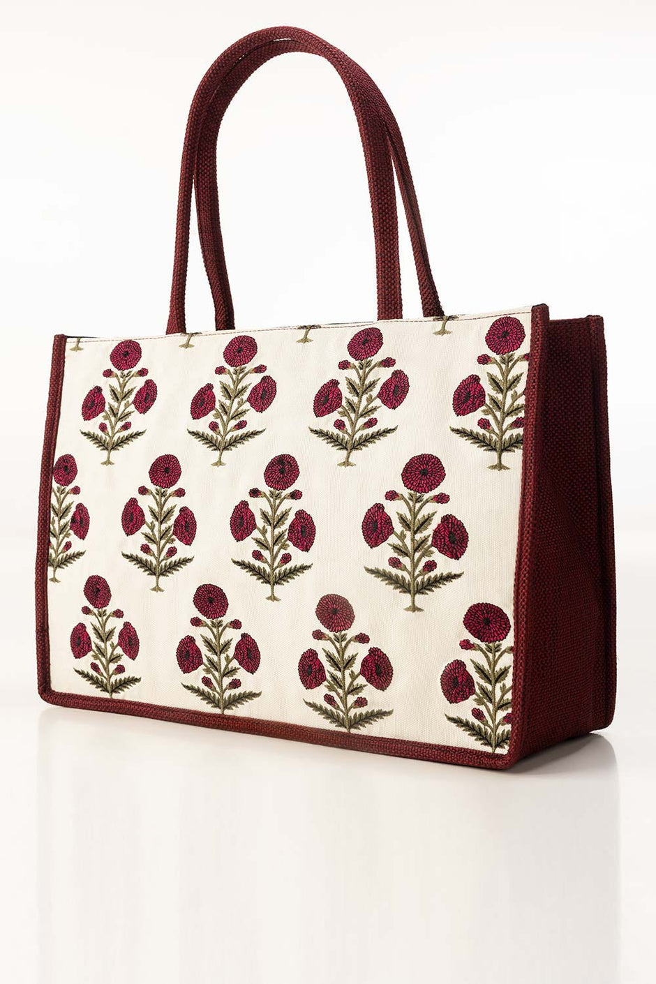 Maroon Tote Bag