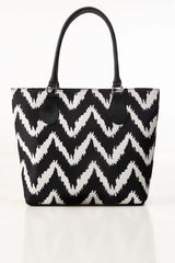 Black White Tote Bag IBS-TTB25-004