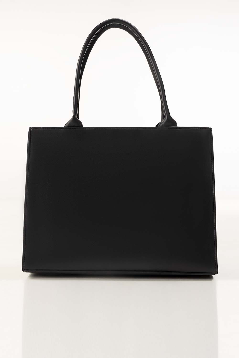 Black White Tote Bag IBS-TTB25-005