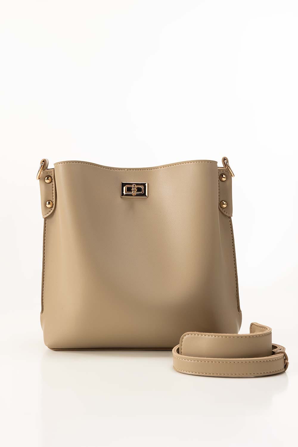 Brown Bucket Bag IBS-BKB25-001