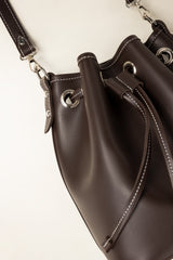Dark Brown Bucket Bag IBS-BKB25-003