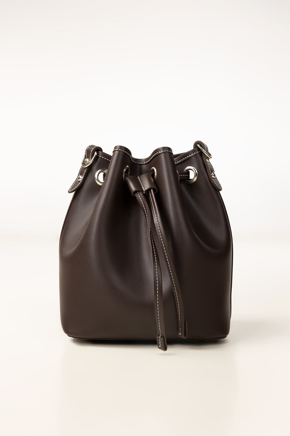 Dark Brown Bucket Bag IBS-BKB25-003