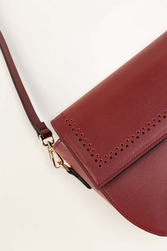 Maroon Cross Body Bag IBS-CBB25-001