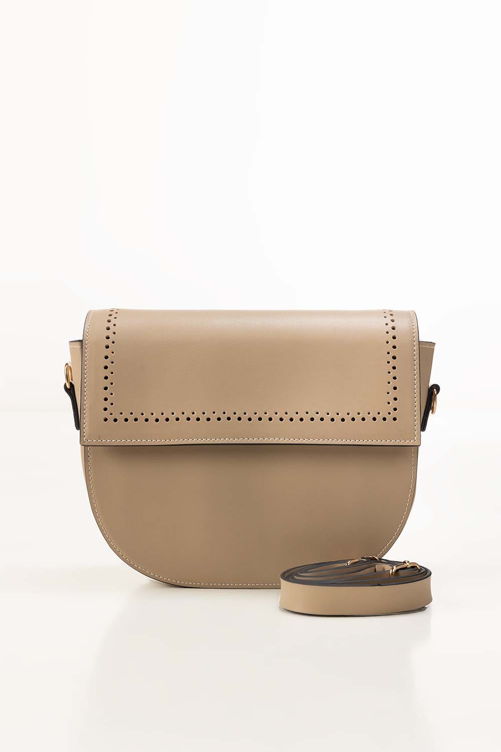 Beige Cross Body Bag