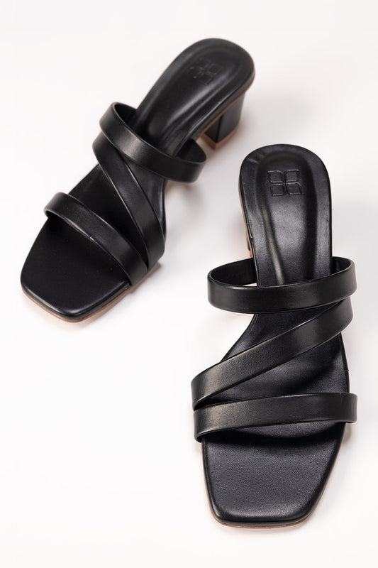 Women Black Heels IFS-HLS25-001