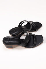 Women Black Heels IFS-HLS25-001