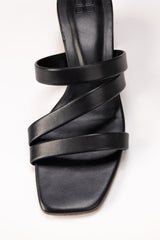 Women Black Heels IFS-HLS25-001