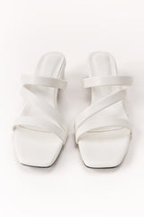Women White Heels IFS-HLS25-002