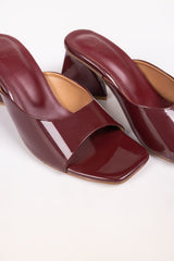 Women Maroon Heels IFS-HLS25-004