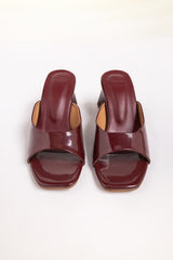 Women Maroon Heels IFS-HLS25-004