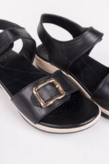 Women Black Sandal IFS-SDL25-003