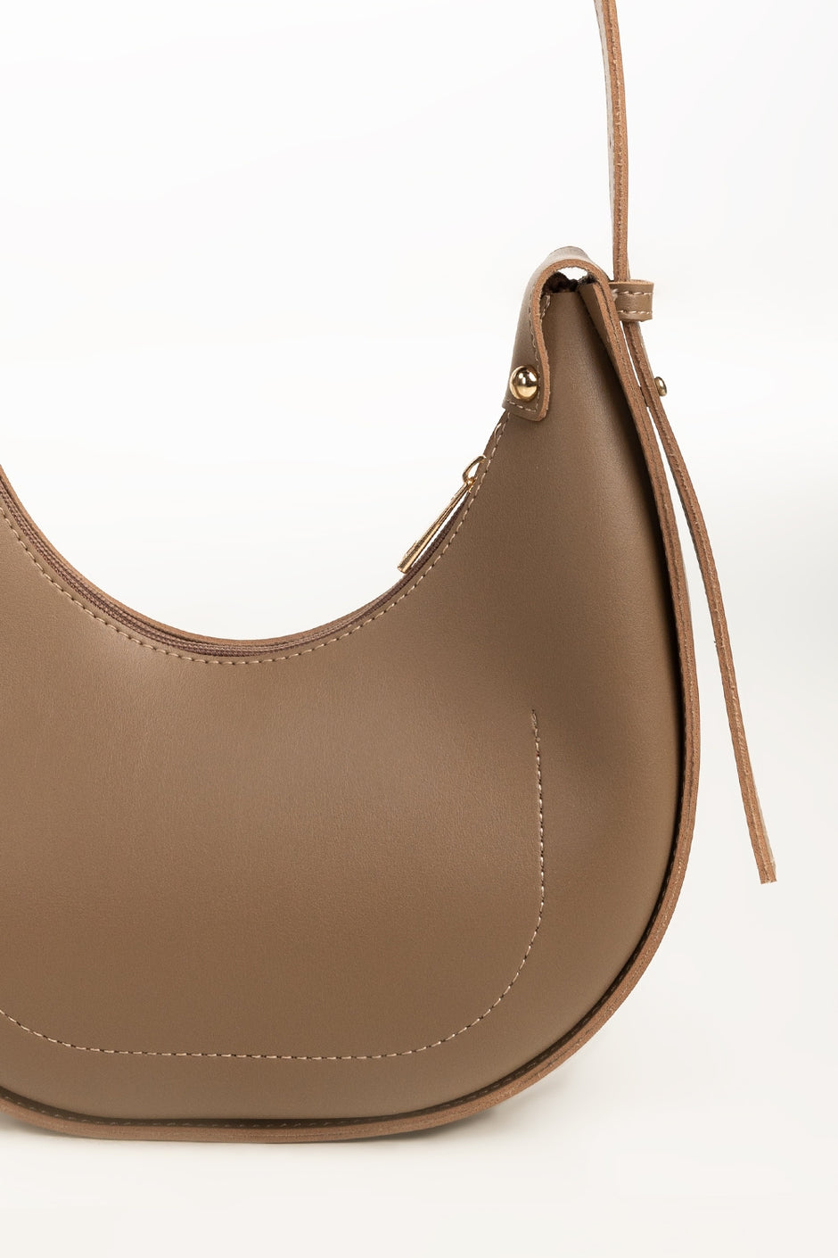 Dark Beige Hobo Bag