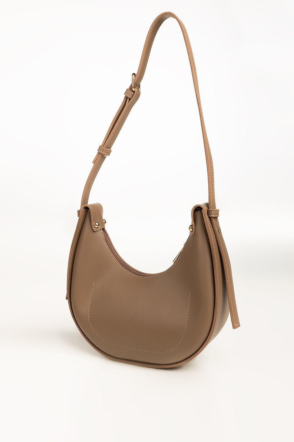 Dark Beige Hobo Bag