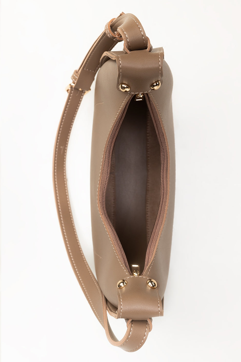 Dark Beige Hobo Bag