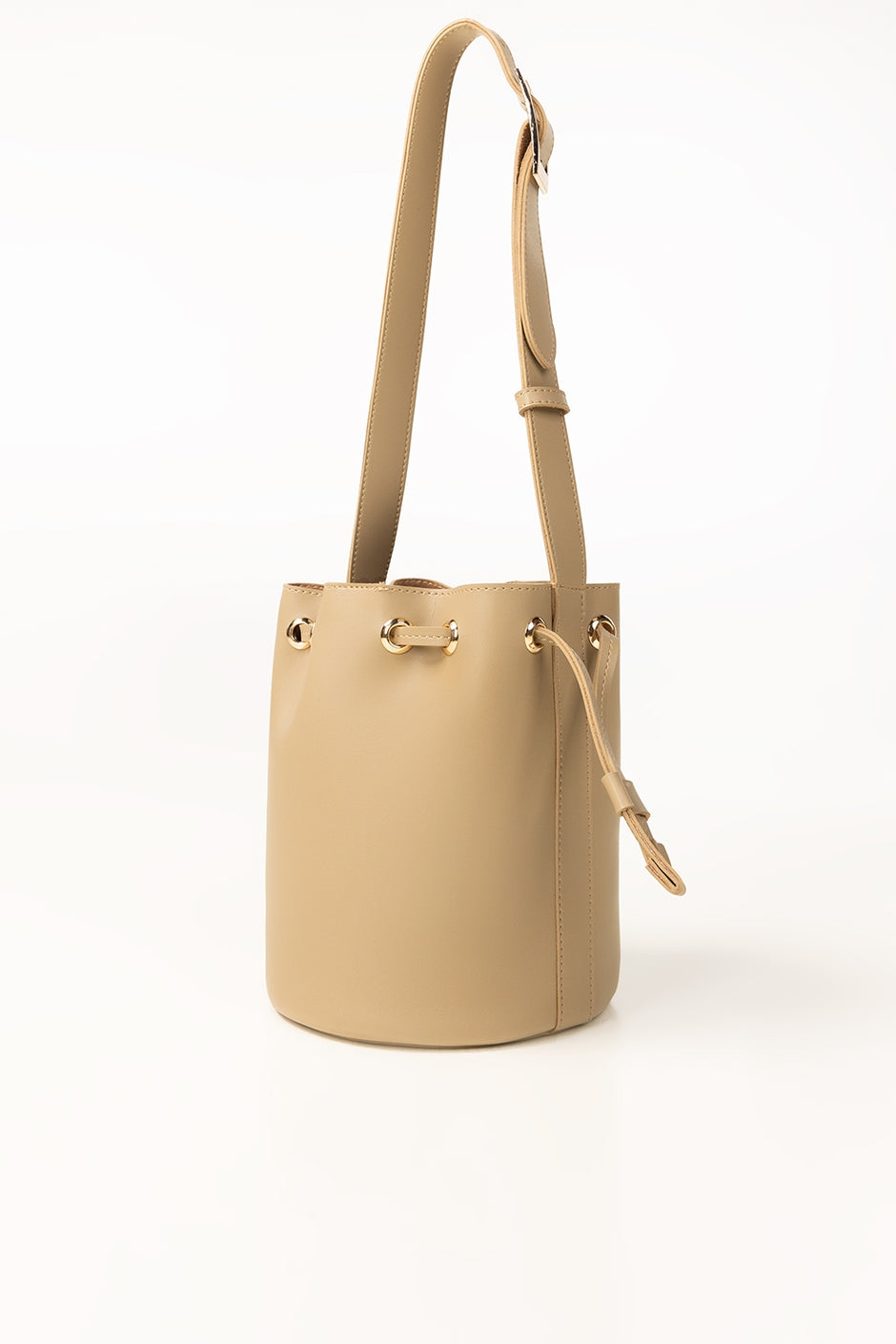 Beige Bucket Bag