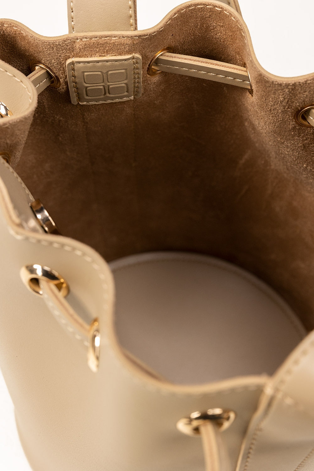 Beige Bucket Bag