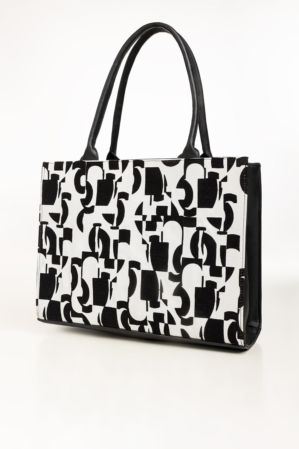 Black White Tote Bag IBS-TTB25-013