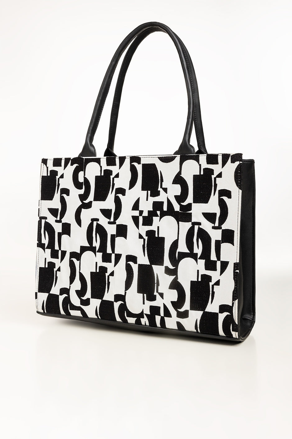 Black White Tote Bag