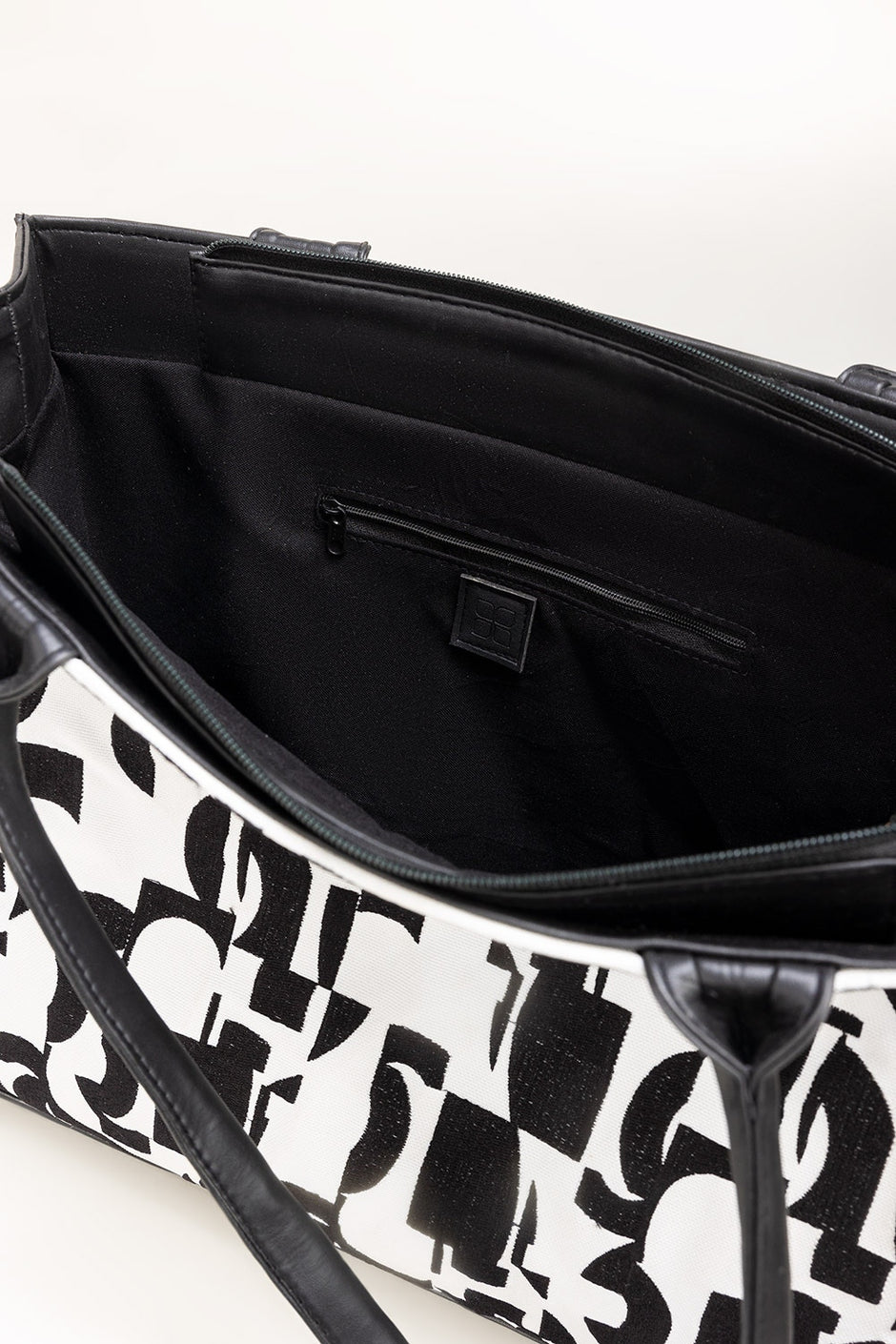 Black White Tote Bag