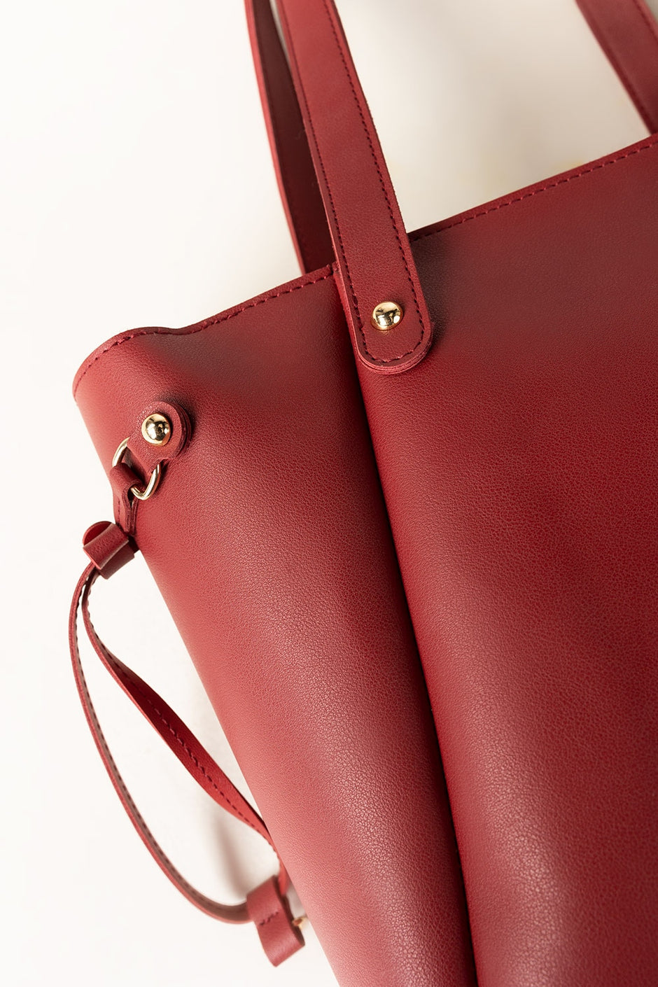 Maroon Tote Bag