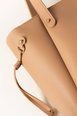 Dark Beige Tote Bag IBS-TTB25-019