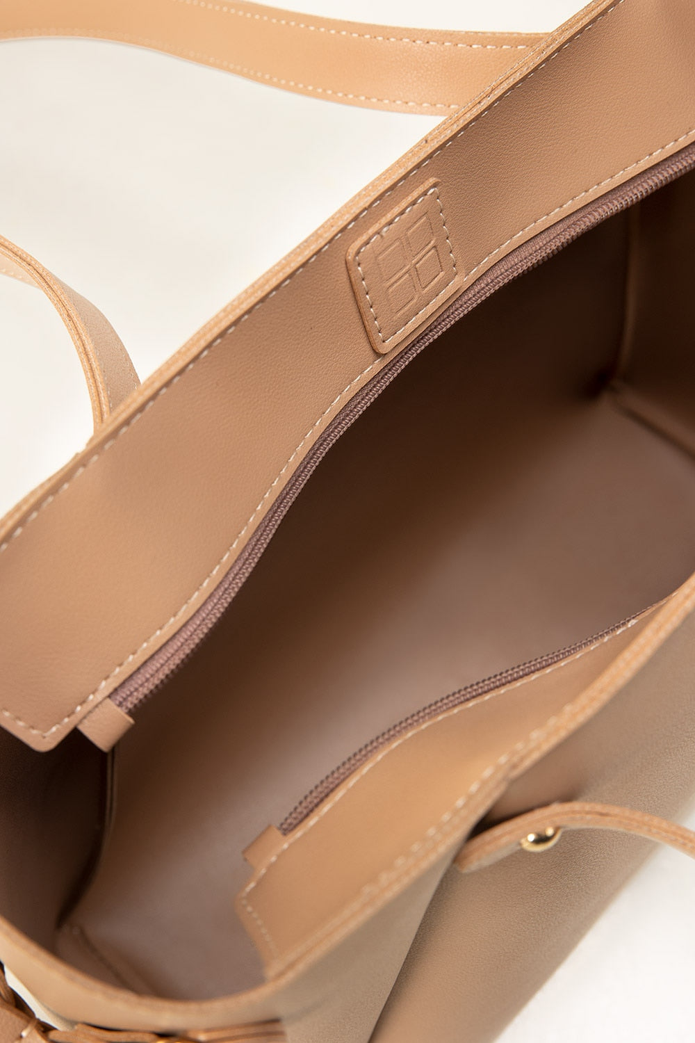 Dark Beige Tote Bag IBS-TTB25-019