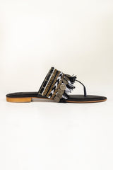 Women Black Kolhapuri IFS-KLP25-003