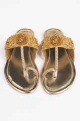 Women Golden Kolhapuri IFS-KLP25-005