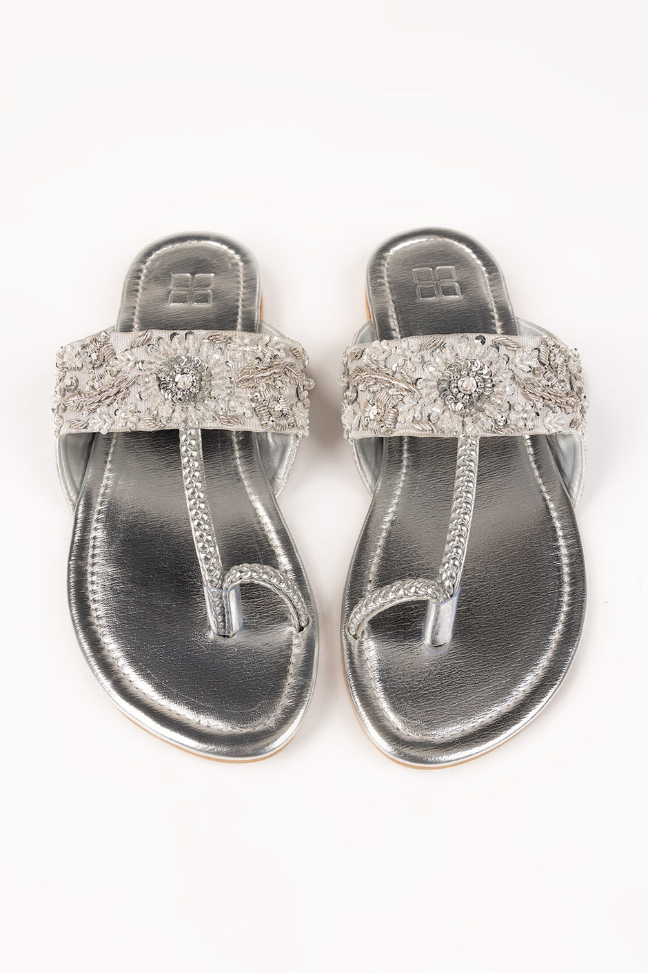 Women Silver Kolhapuri