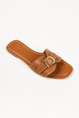 Women Tan Slipper IFS-SLP25-002