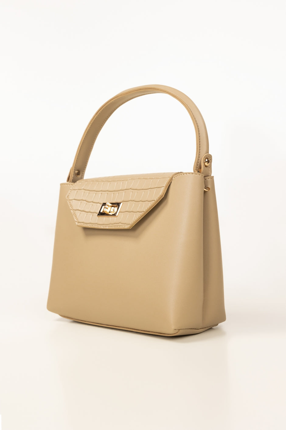 Beige Handbag