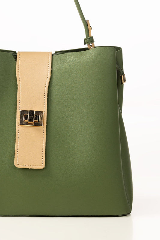 Olive Green Shaoulder Bag IBS-SHB25-015