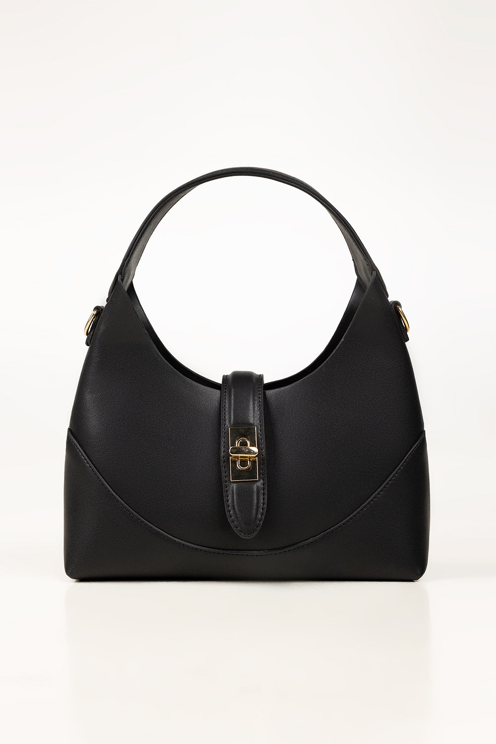 Black Hobo Bag IBS-HBB25-003