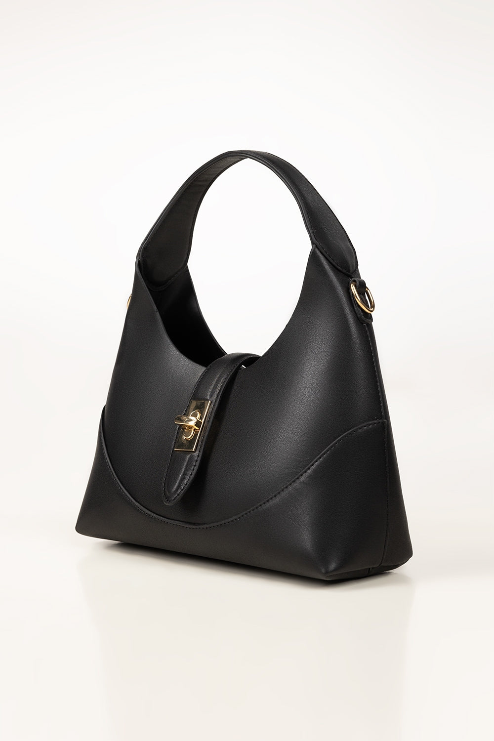 Black Hobo Bag IBS-HBB25-003