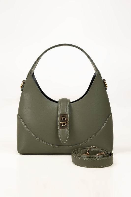 Olive Green Hobo Bag IBS-HBB25-004