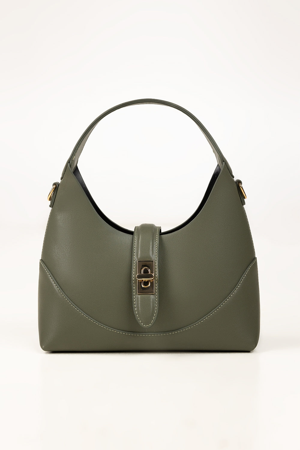 Olive Green Hobo Bag IBS-HBB25-004