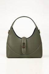Olive Green Hobo Bag IBS-HBB25-004