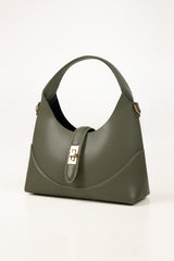 Olive Green Hobo Bag IBS-HBB25-004