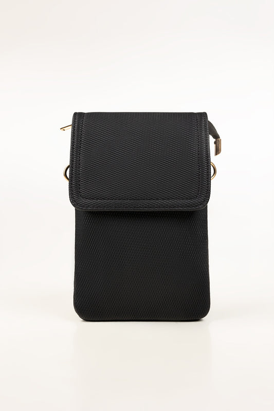 Black Cross Body Wallet IBS-CBW25-004