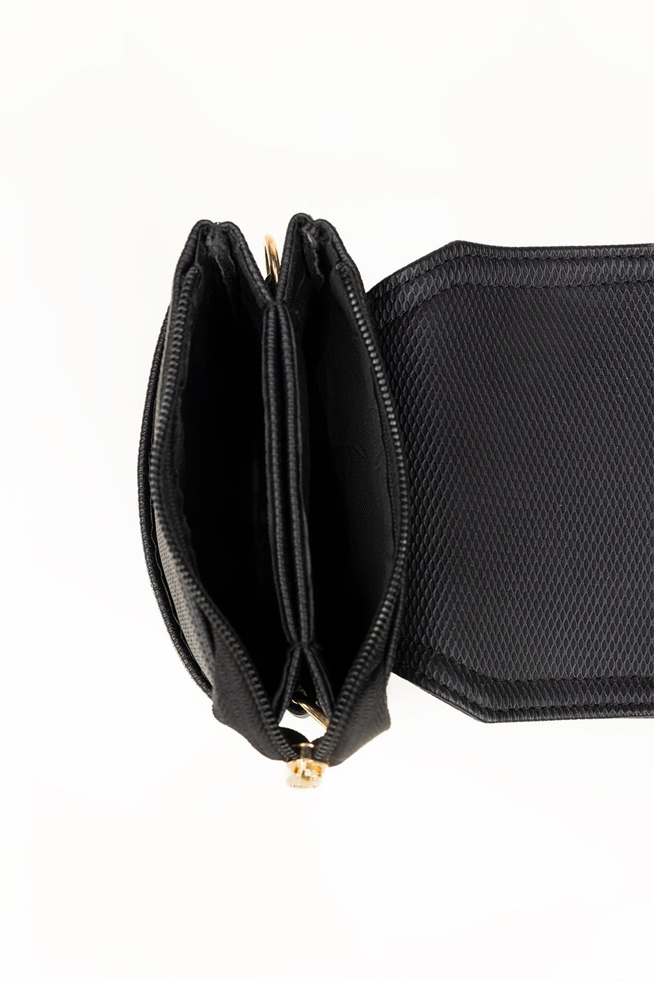 Black Cross Body Wallet