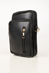 Black Cross Body Wallet IBS-CBW25-006