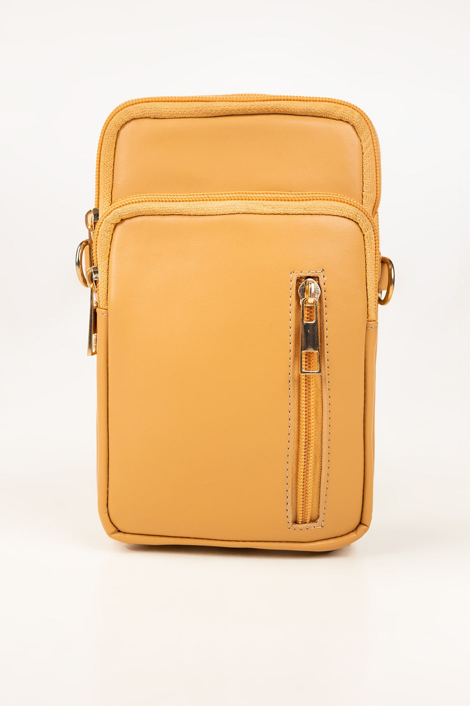 Yellow Cross Body Wallet