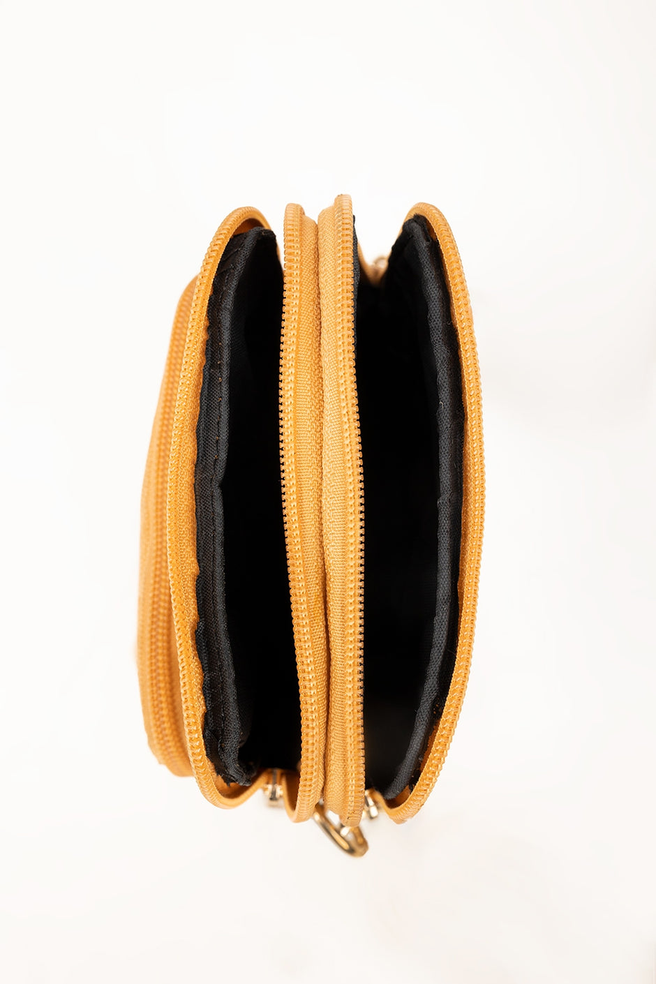 Yellow Cross Body Wallet