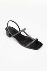 Women Black Sandal IFS-SDL25-005