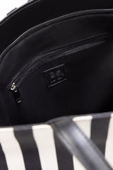 Black White Tote Bag IBS-TTB25-052