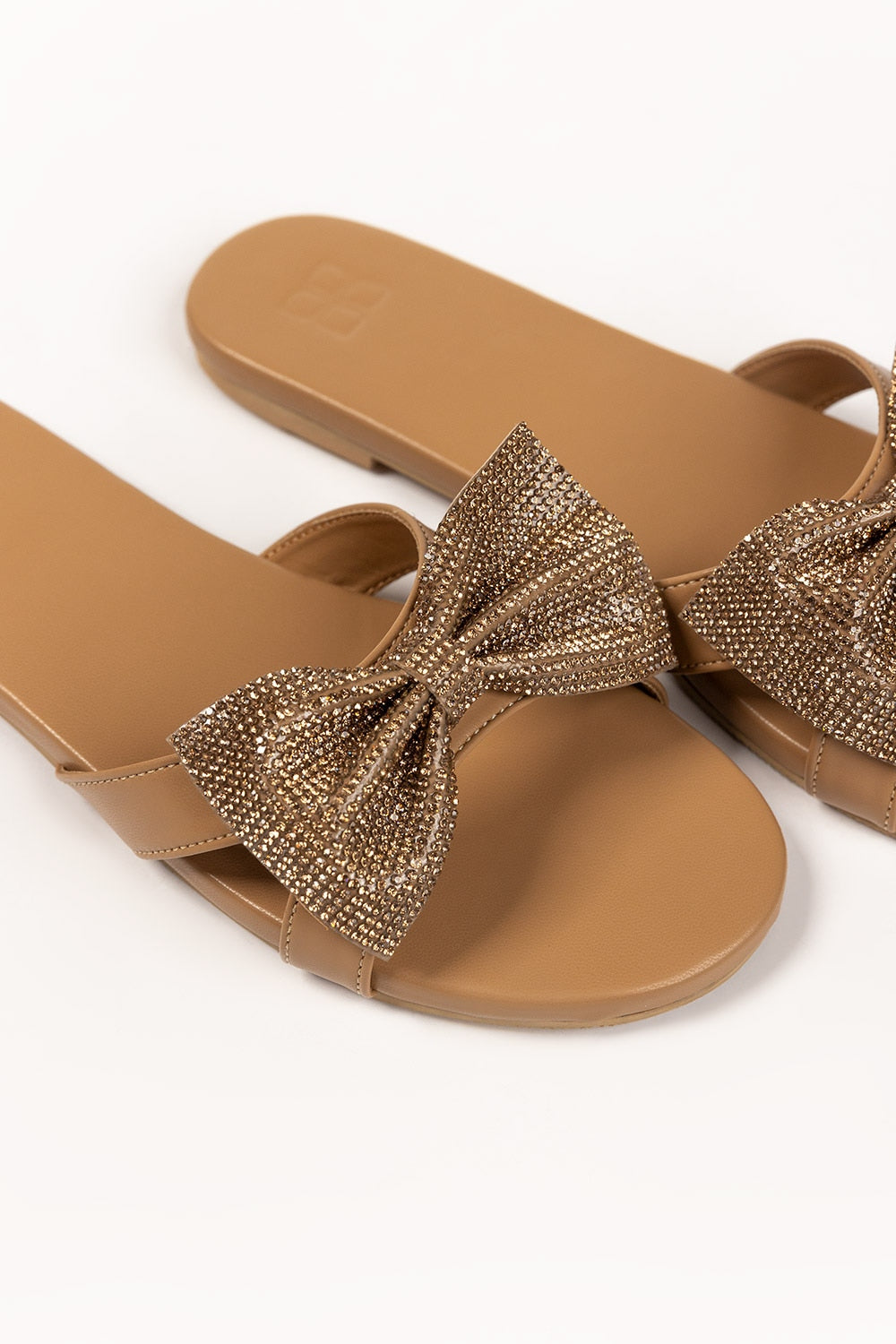 Women Beige Slipper IFS-SLP25-007
