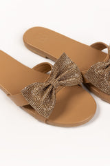 Women Beige Slipper IFS-SLP25-007