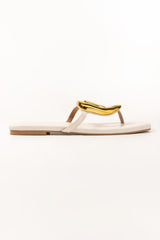 Women White Slipper IFS-SLP25-009